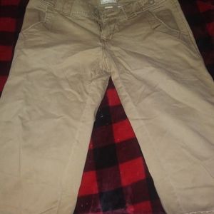 Maurices tan capris